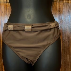 Chocolate & Bronze Tankini Bottoms